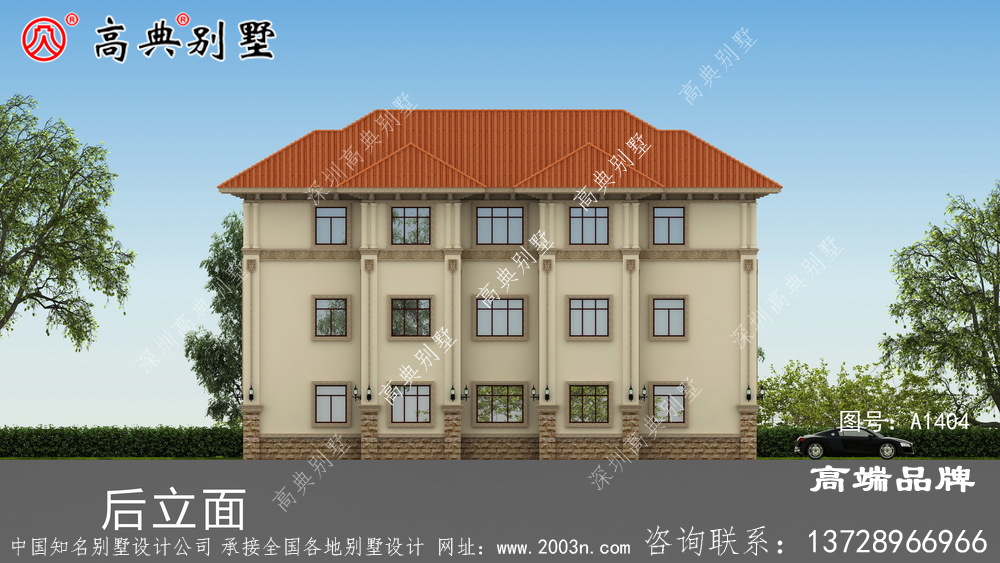 双拼别墅设计图