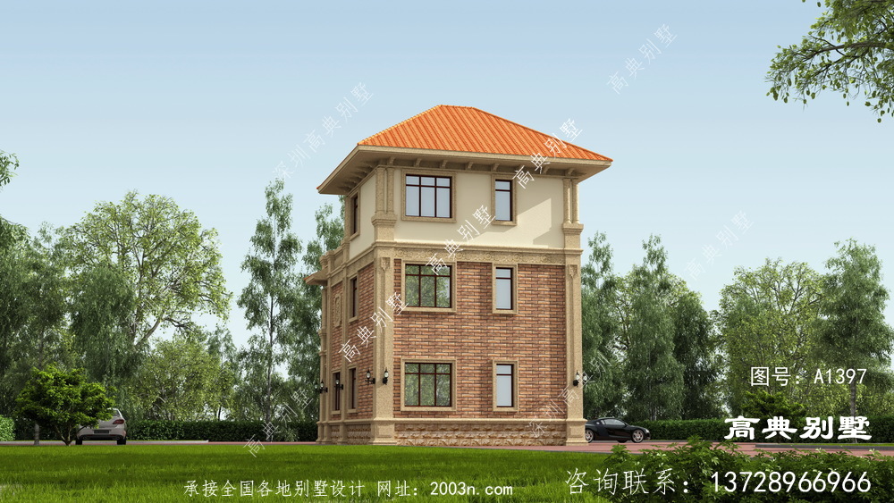 一款经典别墅,外观和布局都深得人心