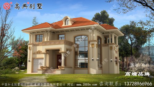 意大利风格两层别墅效果图