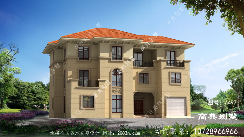 自营住宅别墅工程设计图