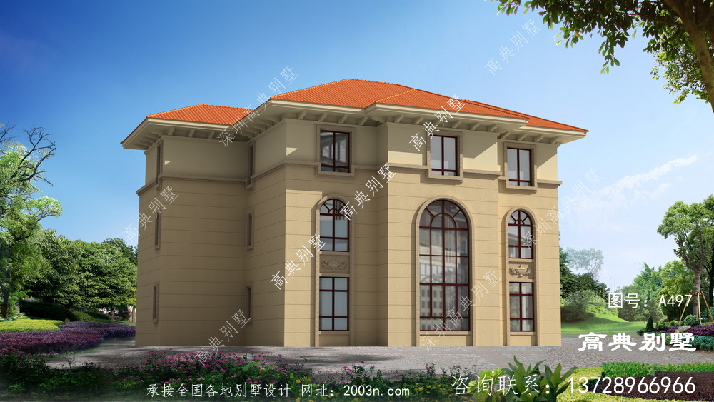自营住宅别墅工程设计图
