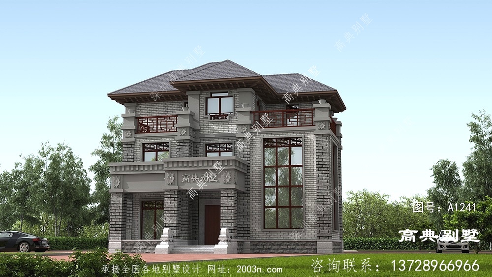 中式别墅设计新颖不老气