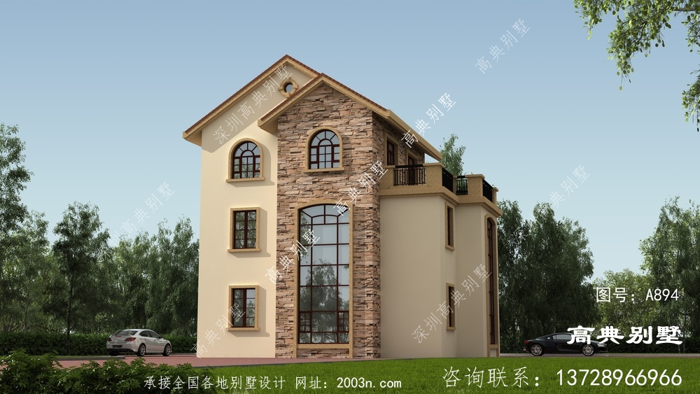 你要想建一棟讓人一眼驚艷的小別墅建筑?