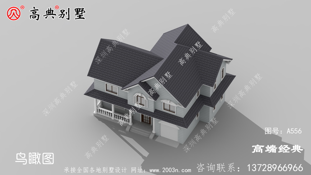 武冈市漂亮的独栋二层别墅，每一款都是值得建的好房子