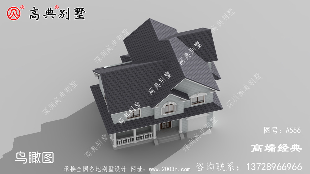 武冈市漂亮的独栋二层别墅，每一款都是值得建的好房子