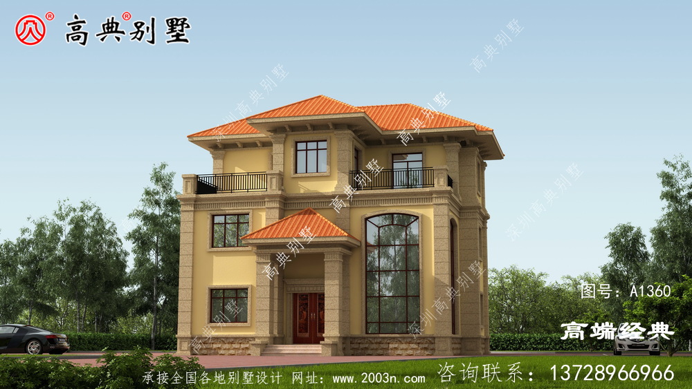 那曲市农村简单三层自建房效果图,看过的都说惊艳