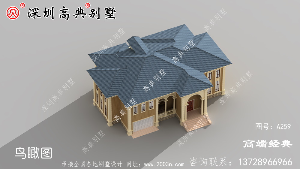 二层 乡村小别墅 效果图 ,绝对 是村里 最“靓”的那一款!!!