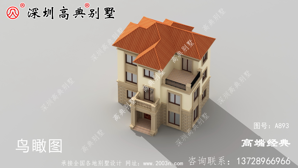 农村住宅设计效果图,简单大方,父母住在那里很开心。