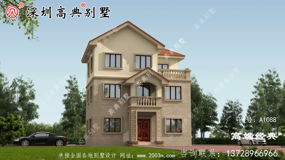 97平自建房设计图纸,农村自建房推荐,喜欢就收藏吧