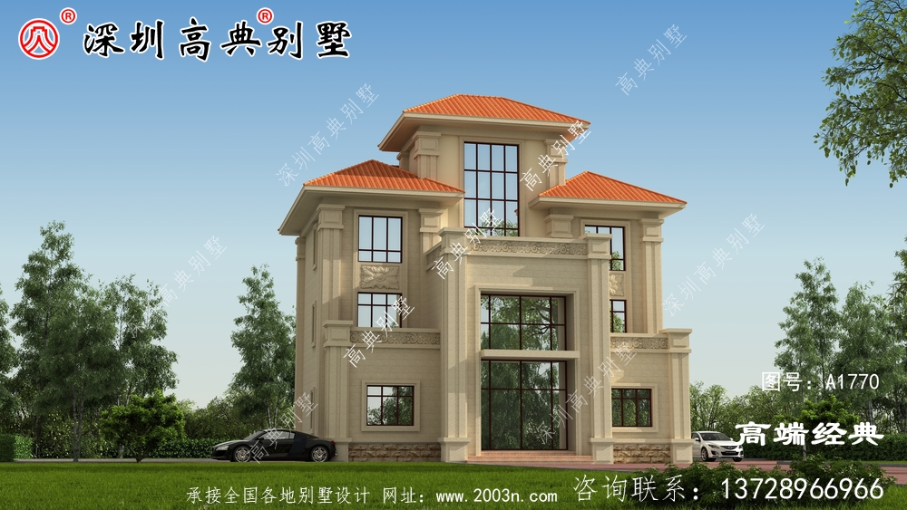 乡村三层楼的设计图,简约大气,不会让你失望。