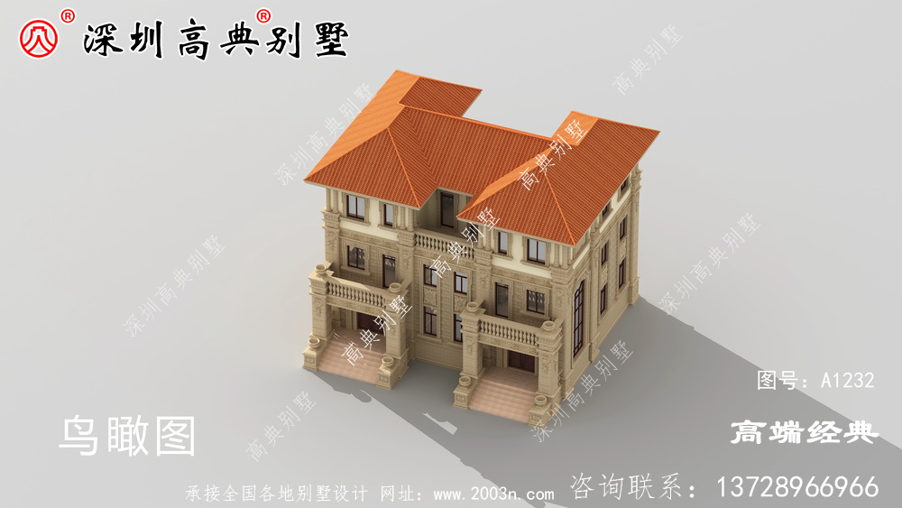 农村二楼半自营住宅照片,户型合理实用,适合农村建设。