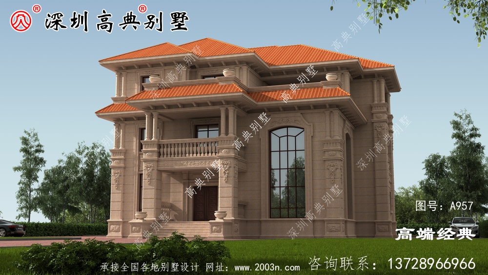 给父母一个温馨的家,舒服自在三层别墅