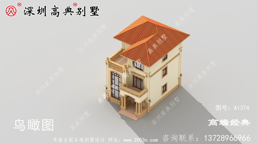 农村二层半楼房图片设计图