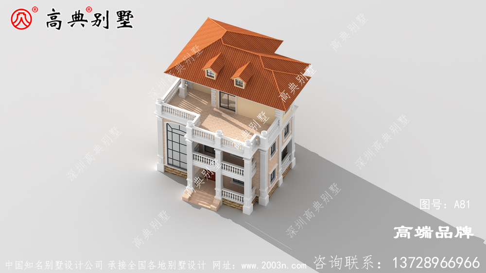 一款带党屋的户型图,非常符合农村的盖房习惯