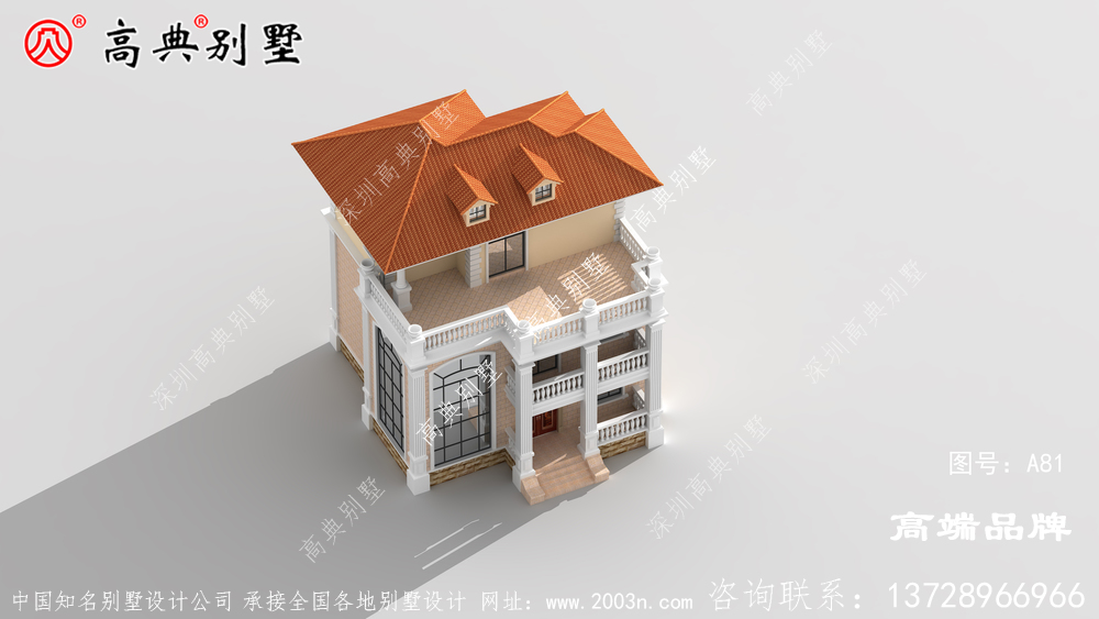 一款带党屋的户型图,非常符合农村的盖房习惯