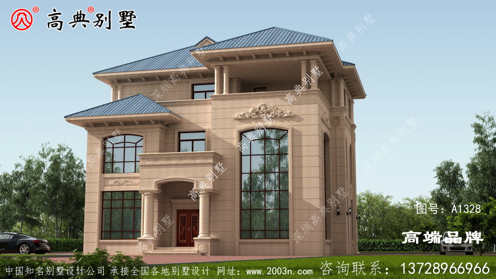 这座别墅在许多地方都见过,经典中的经典