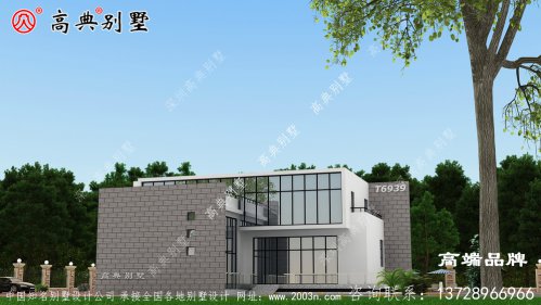 现代风格建在农村就是最独特的都市户型