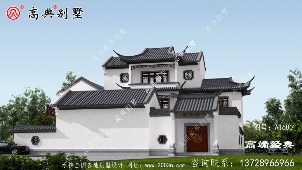 多窗设计,营造出丰富的立面和层次感
