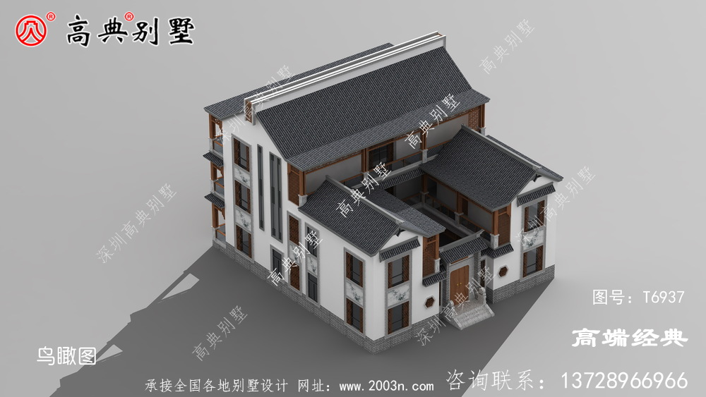 中式经典灰白组合,室内功能更是齐全