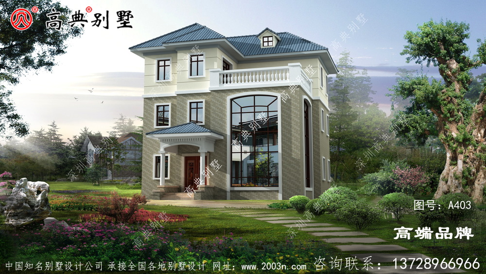 乡村欧式三层别墅，建一栋给后代留一笔财富