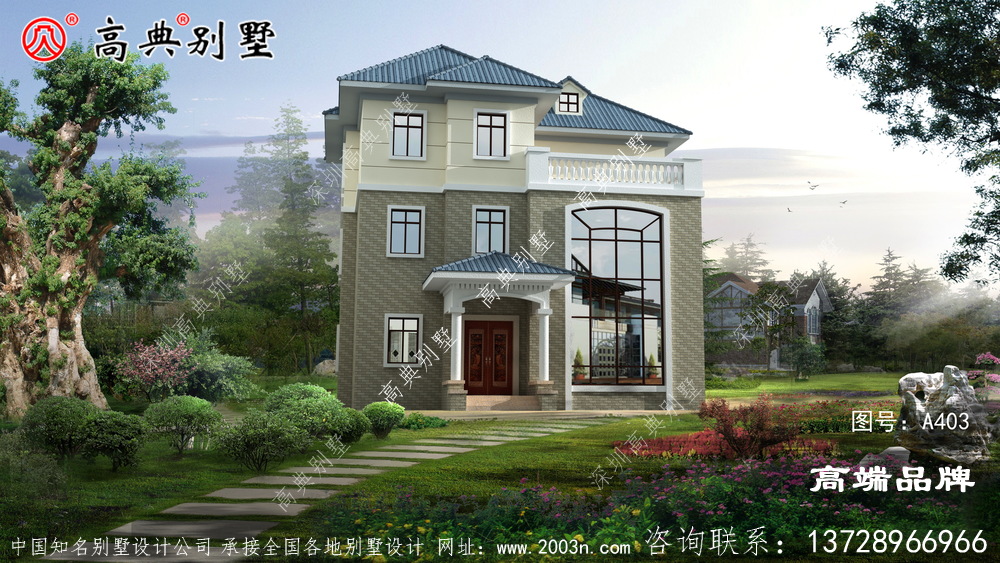 乡村欧式三层别墅，建一栋给后代留一笔财富